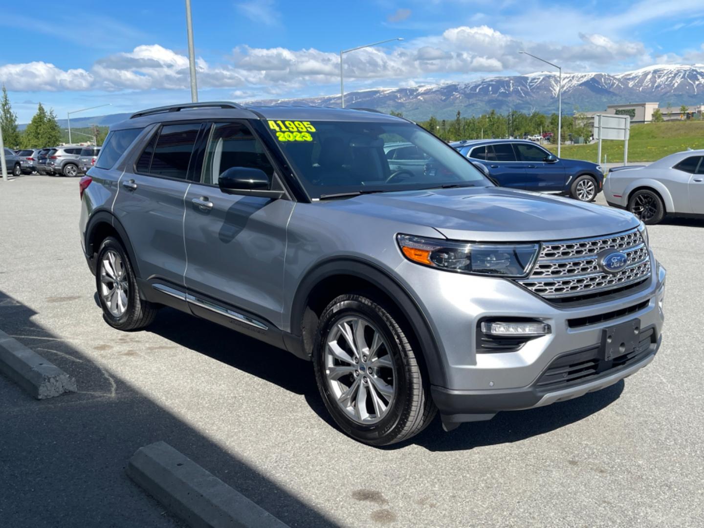 2023 SILVER FORD EXPLORER LIMITED (1FMSK8FH6PG) with an 2.3L engine, Automatic transmission, located at 1960 Industrial Drive, Wasilla, 99654, (907) 274-2277, 61.573475, -149.400146 - Photo#4